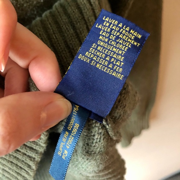 Polo by Ralph Lauren Pullover Green Small - Picture 5 of 9